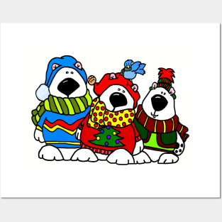 Christmas Bear Buddies Posters and Art